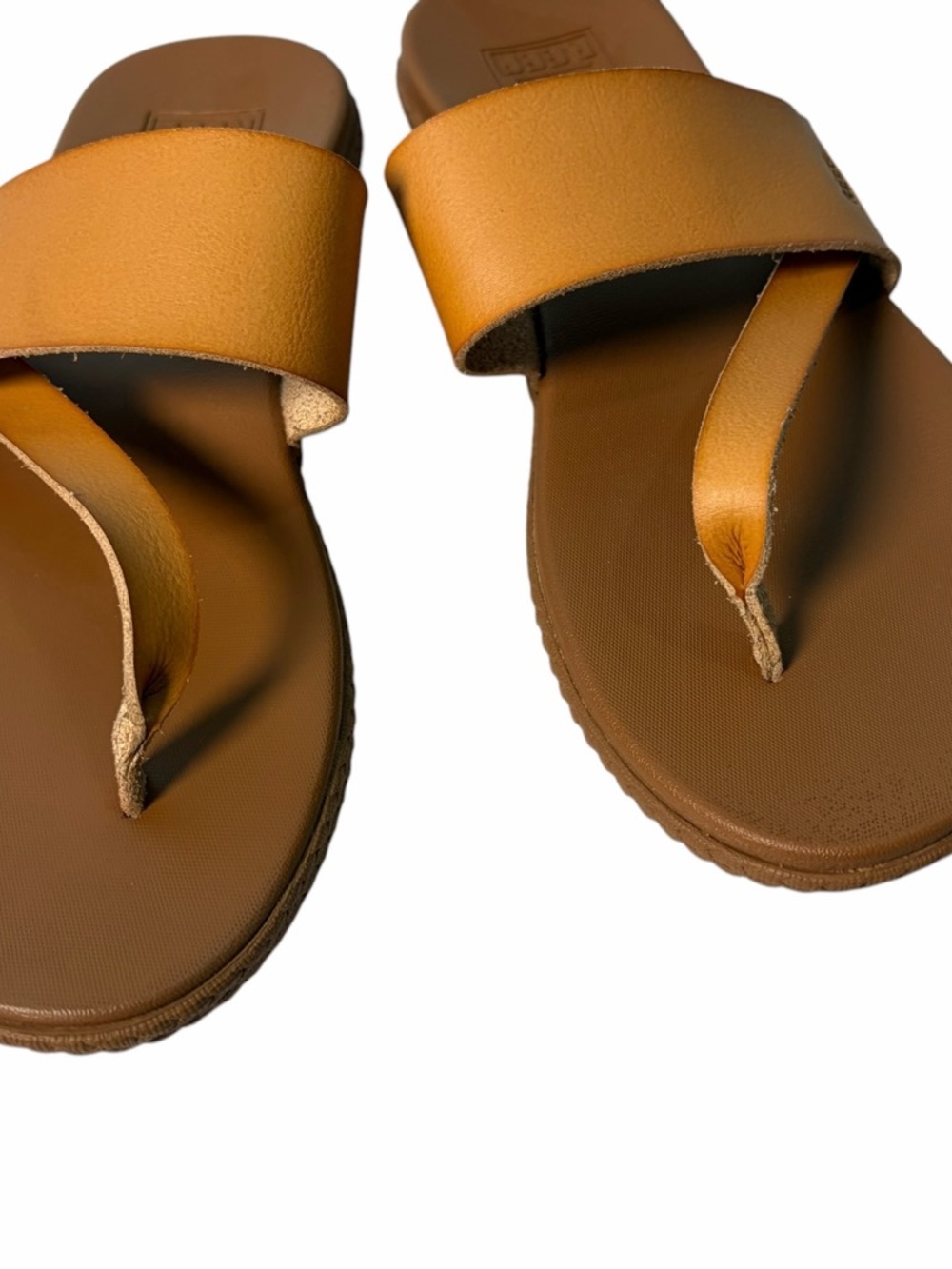 Reef Cushion Sol Size 9 Sandals Natural Tan Flip Flops Thong - Picture 6 of 9
